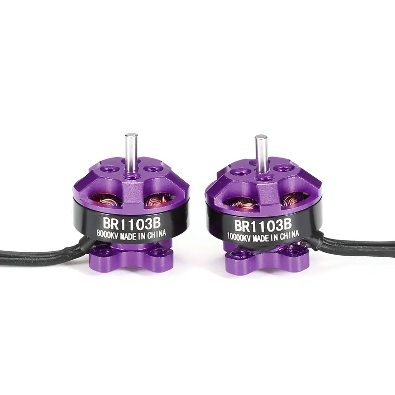 Racerstar Racing Edition 1103 Br1103b 8000Kv 10000Kv 1-3S Brushless Motor Purple For 50 100 Fpv Rc Drone Fpv 1