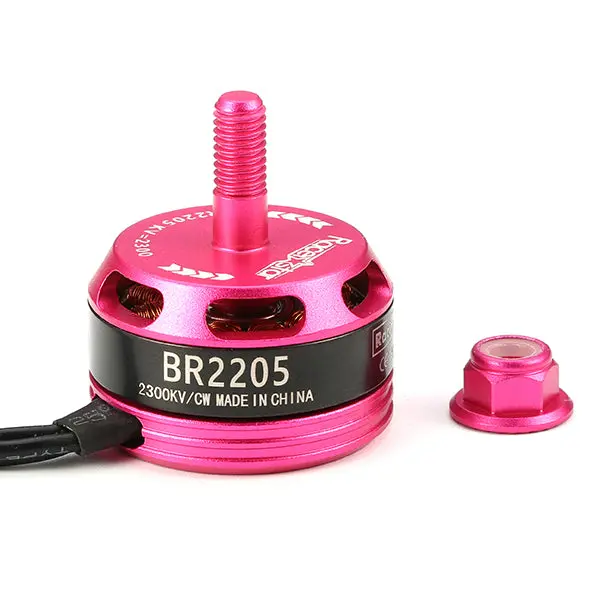 Racerstar Racing Edition 2205 Br2205 2300Kv 2-4S Brushless Motor Pink For 210 220 250 Rc Drone Fpv Racing 2