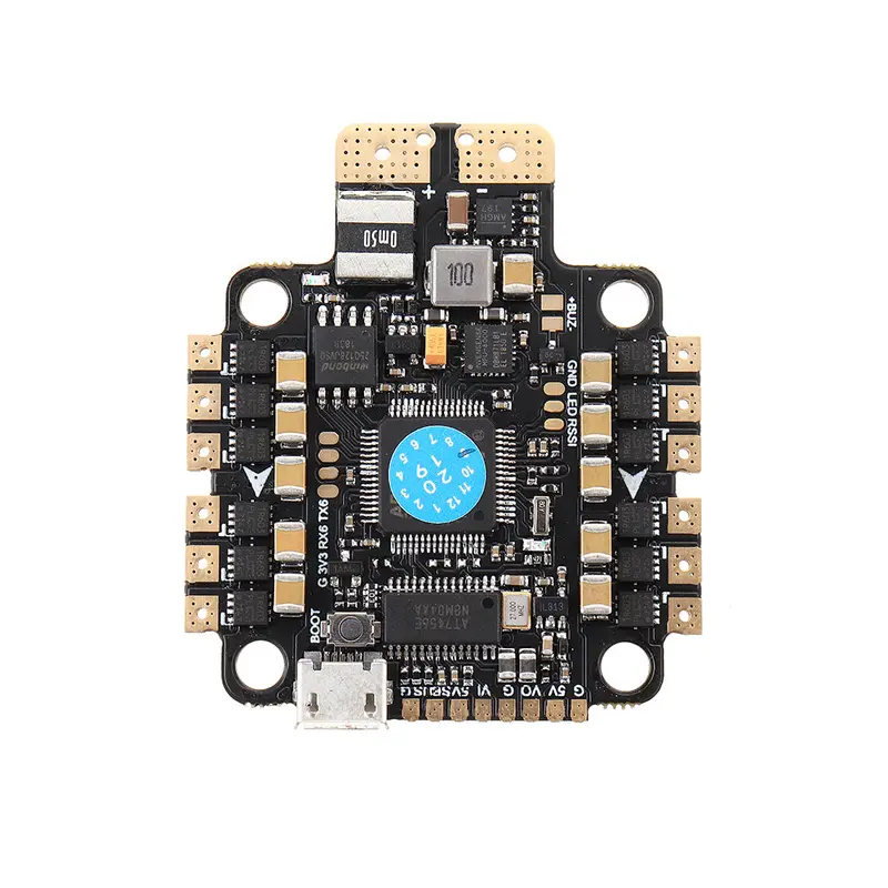 Racerstar Starf4_6S F4 Osd Flight Controller Aio Bec Current Sensor Built-In 40A Bl_S 2-6S 4In1 Esc 1