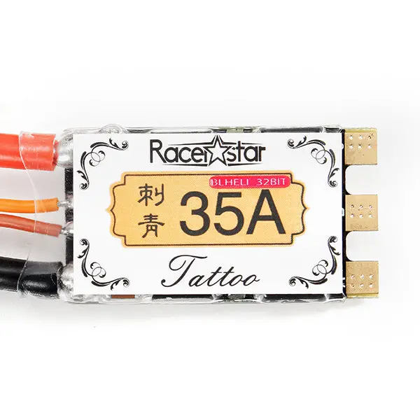 Racerstar Tattoo 35A Blheli_32 Stm32f051 2-5S Racespec Brushless Esc Dshot1200 Ready For Rc Drone 1