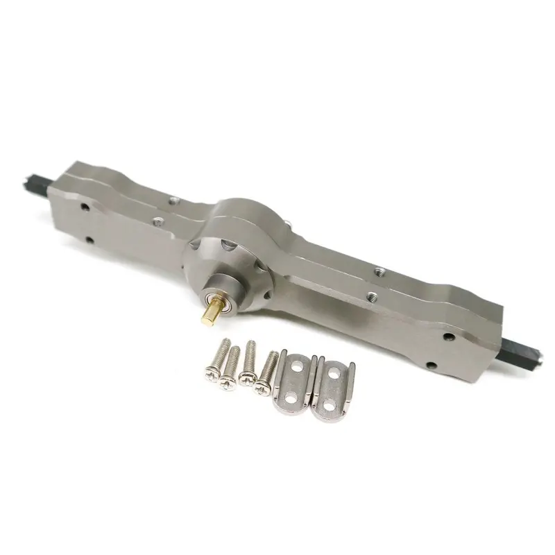 Racerstar Wpl B36 C24 Heng Long Jjrc Q60 1/16 Military Truck Rc Car Parts Metal Rear Bridge Axle 4