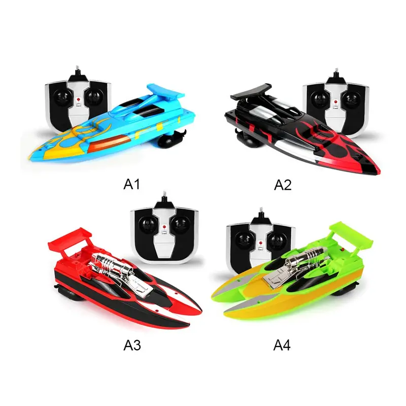 Radio Remote Control Electric Boat Motor Speed Speedboat Rowing Toy Boat Model High Speed Children Boy Waterproof Yacht Steamer 1
