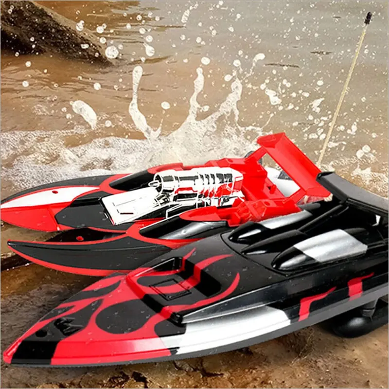 Radio Remote Control Twin Motor High Speed Boat Rc Racing Outdoor Red/Green/Blue/Black Color New Arrival 1