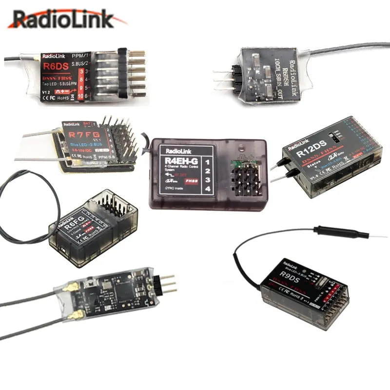Radiolink 2.4G R9ds R7fg R6fg R6ds R12ds R12dsm R6dsm R4eh Rc Receiver For At9 At9s At10 At10ii Transmitter Rc Transmitter 1