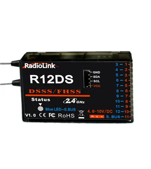 Radiolink R12ds 12Ch 12 Channel Receiver 2.4Ghz For At10 Transmitter Aircraft Aerial Photography Device 1