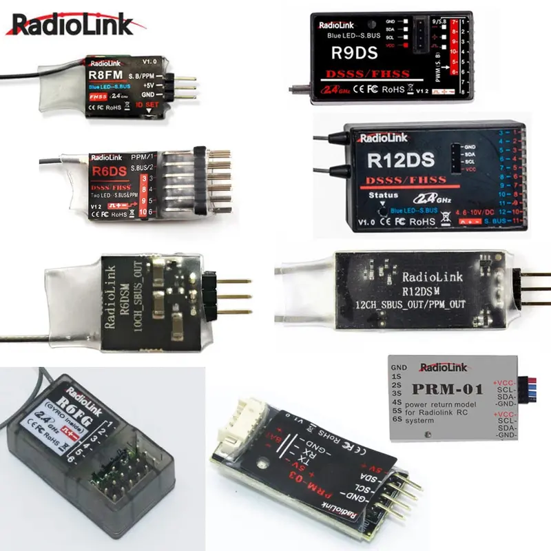 Radiolink R12dsm R12ds R9ds R8fm R6dsm R6ds R6fg R7fg Rc Receiver 2.4G Signal For Rc Transmitter 1