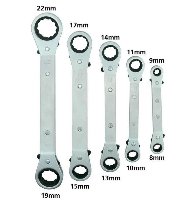 Ratchet Ring Spanner Set 1