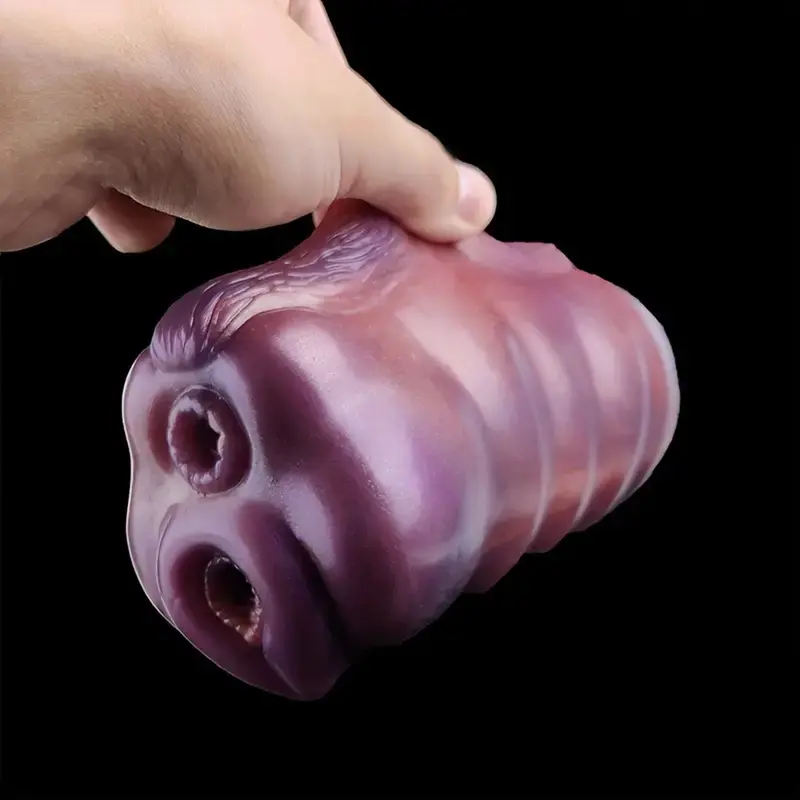 Razor Back  Double Channel Male Masturbation Cup. 1