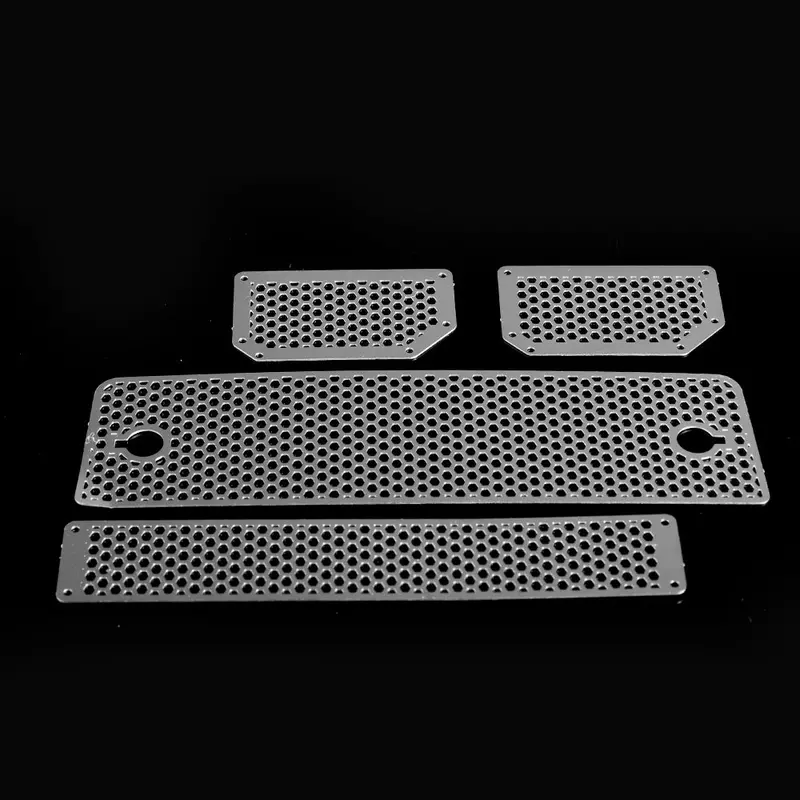Rbr/C 1/10 Trx4 Stainless Front Grille Decoration Rc Car Parts 1