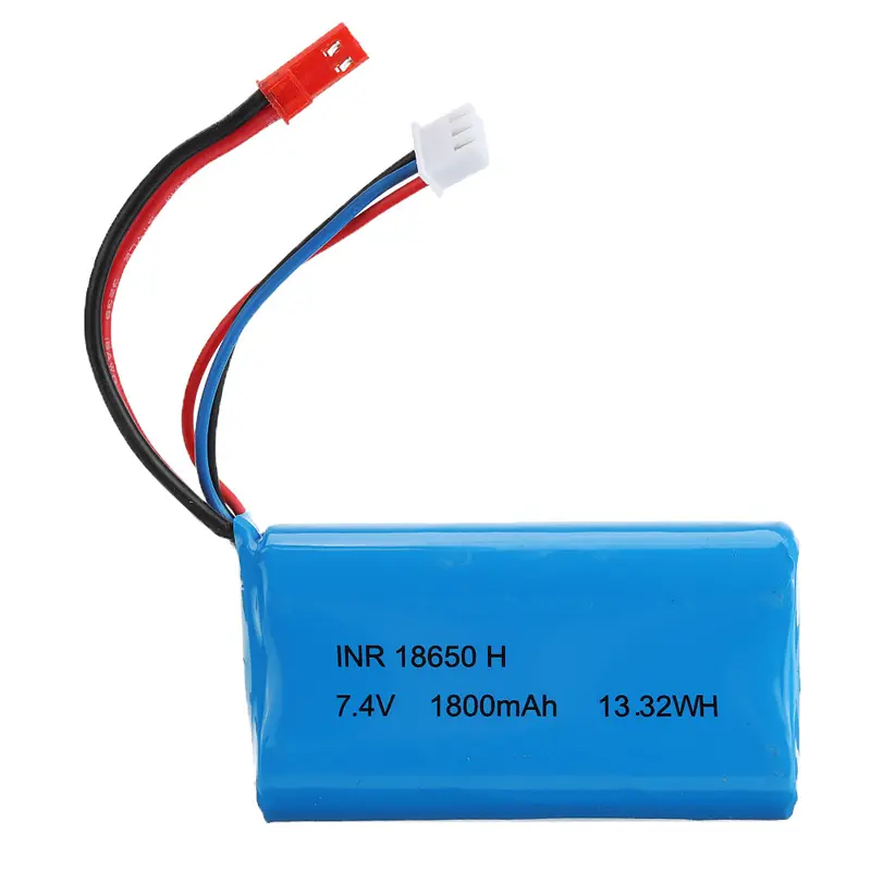 Rbr/C 7.4V 1800Mah 10C 2S Lipo Battery Jst/Sm Plug For Rc Car Boat Vehicle Model Parts 1