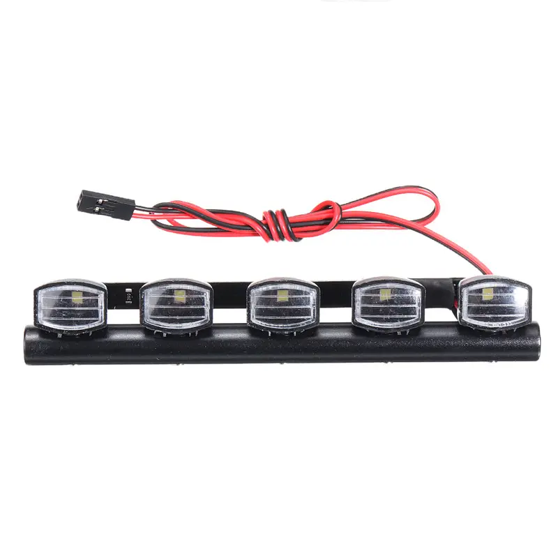 Rbr/C Luggage Rack Rc Car Led Light For 1/10 Trx4 Scx10 Parts 1