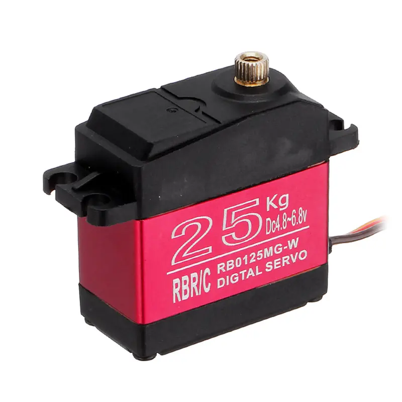 Rbr/C Rb0125mg-W 25Kg Digital Metal Gear Waterproof Servo For Rc Vehicles Models 1