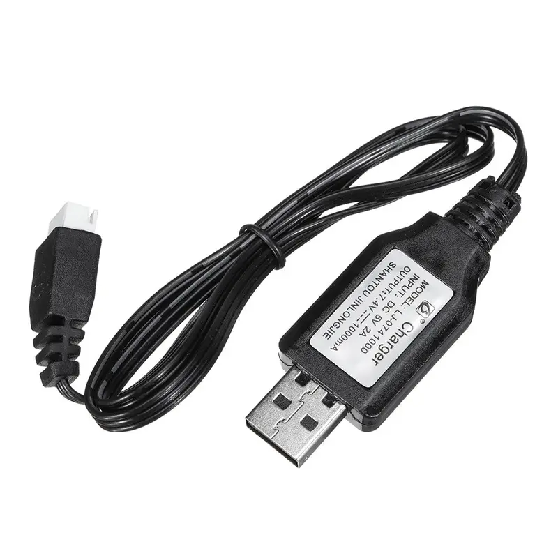 Rbrc 029 Battery Charger 7.4V Usb Charging Cable For Rb1277a 1/12 Rc Vehicles Spare Parts 2
