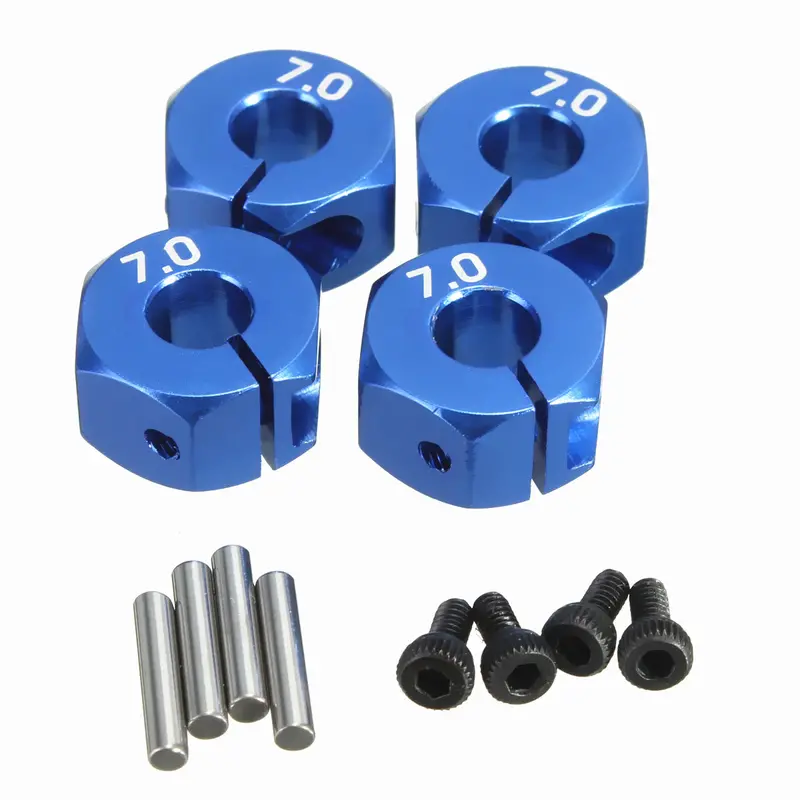 Rc Aluminum 7.0 Wheel Hex 12Mm Drive 4P Hsp Hpi Tamiya Car 1