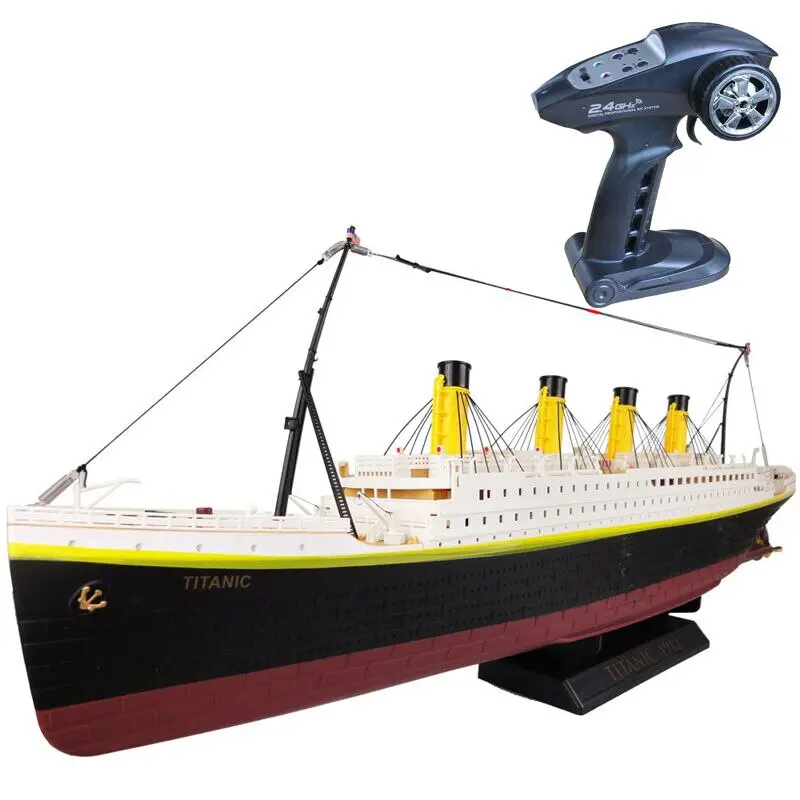 Rc Boat 1:325 Titanic Sea Grand Cruise Ship 3D Titanic Century Classic Love Story Rc Boat High Simulation Ship Model Toys 1