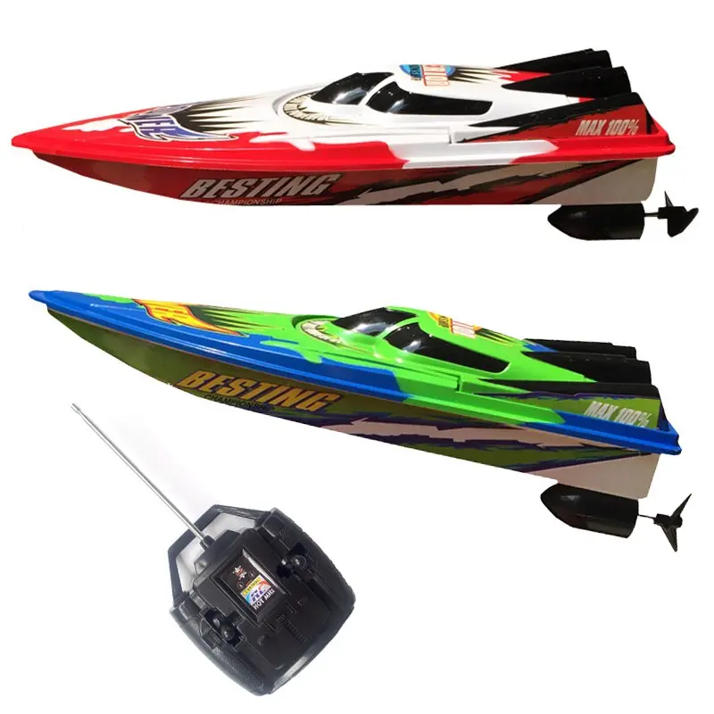 Rc Boat Summer Water Toys High Speed Fast Boat Scale Model Speed Boat Radio Remove Control Mosquito Craft Toys For Children 1