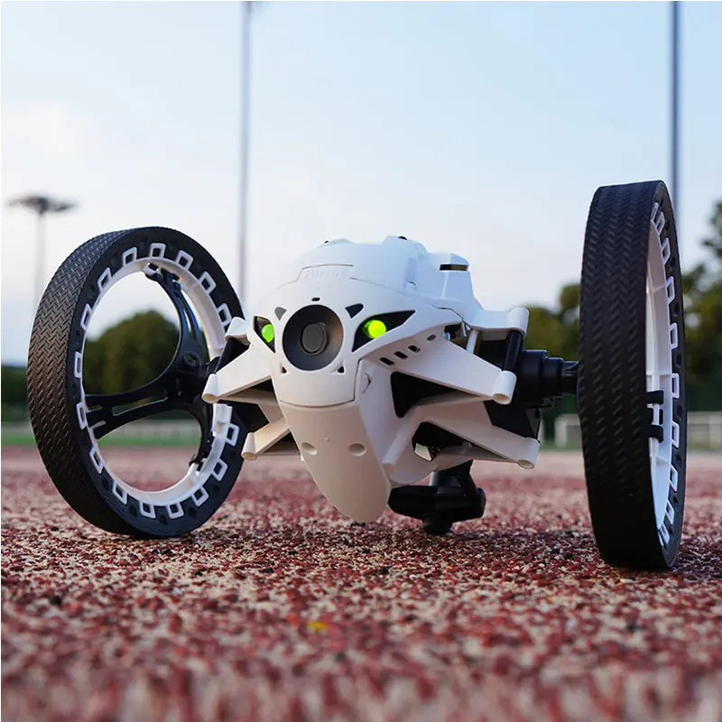 Rc Bounce Car 2.4G Jumping Car No Camera Or With Wifi Camera 2.0Mp Flexible Wheels Rotation Led Night Light Rc Robot Car 1
