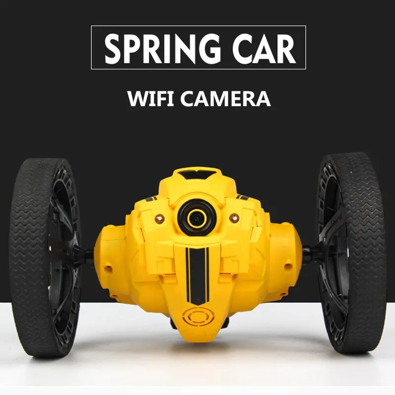 Rc Bounce Car Toys Rh803 805 Jumping No Camera Or Wifi Fpv Camera Hd Stunt Car Flexible Wheels Rotation Led Night Light Rc Robot 1