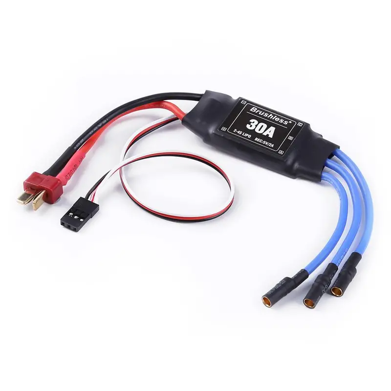 Rc Brushless 30A Esc 2-4S Electric Speed Controller With 5V 2A Bec For Rc Multicopter Helicopter 1