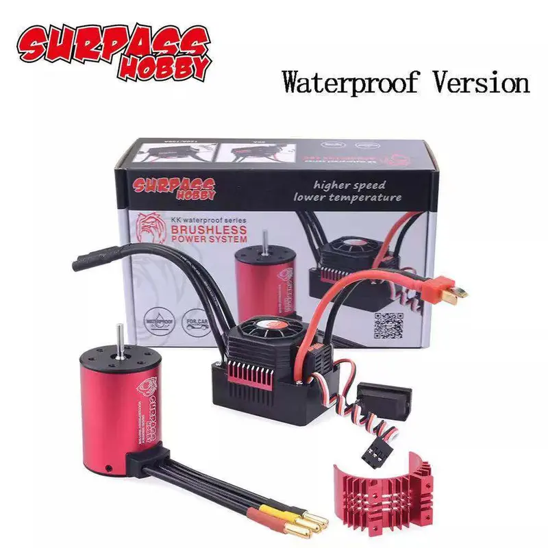 Rc Car 1:10 Parts 3650 3660 F540 3000Kv 3500Kv 3100Kv 3600Kv 5200Kv 3930Kv 4500Kv 4370Kv 4200Kv Brushless Motor 45A 60A Esc 1