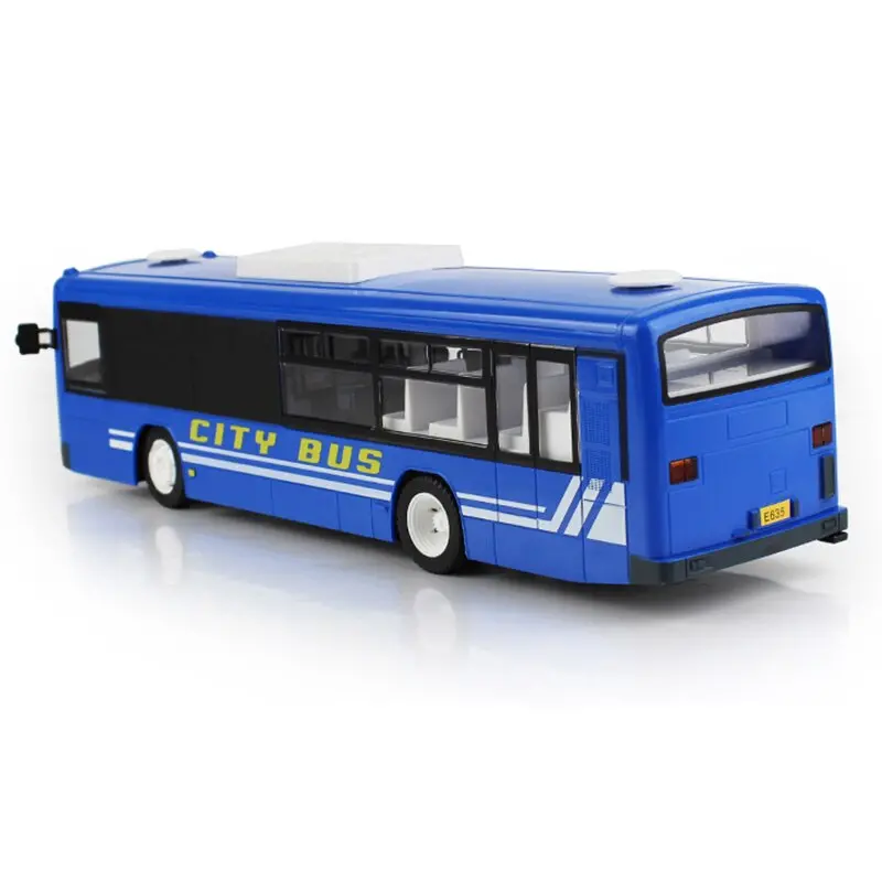 Rc Car 6 Channel 2.4G Remote Control Bus City Express High Speed One Key Start Function Bus With Realistic Sound And Light Long 2
