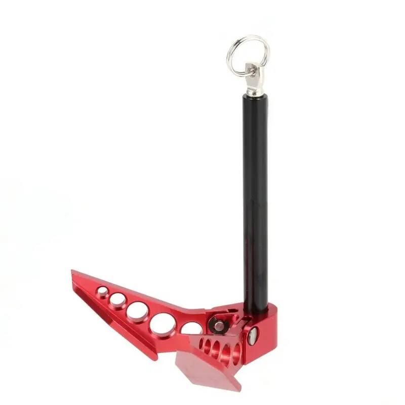 Rc Car Foldable Winch Anchor, Black And Red 1
