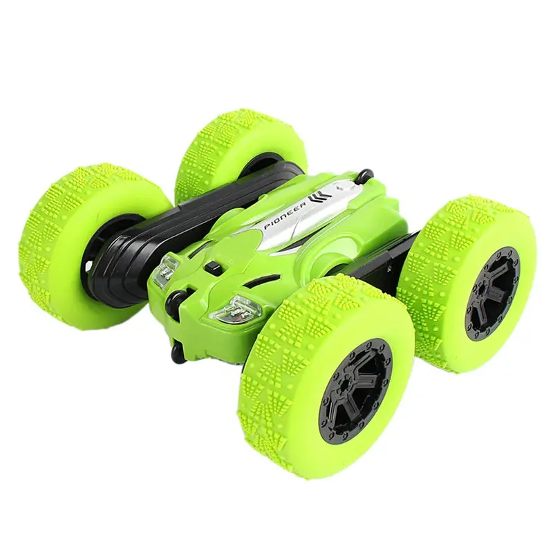 Rc Car High Speed 3D Flip Remote Control Car Drift Buggy Crawler Battery Operated Stunt Machine Radio Controlled Green Climbi 1