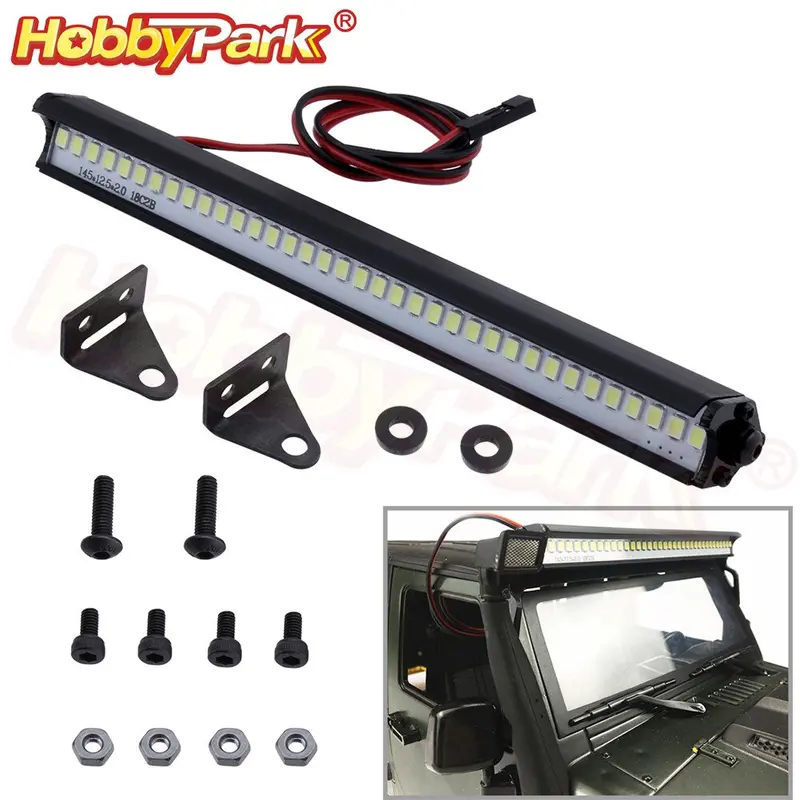Rc Car Led Light Bar 36 Leds For Traxxas Trx-4 Trx4 Axial Scx10 90046 D90 Rc Rock Crawler Truck Body Shell Roof Lights 1