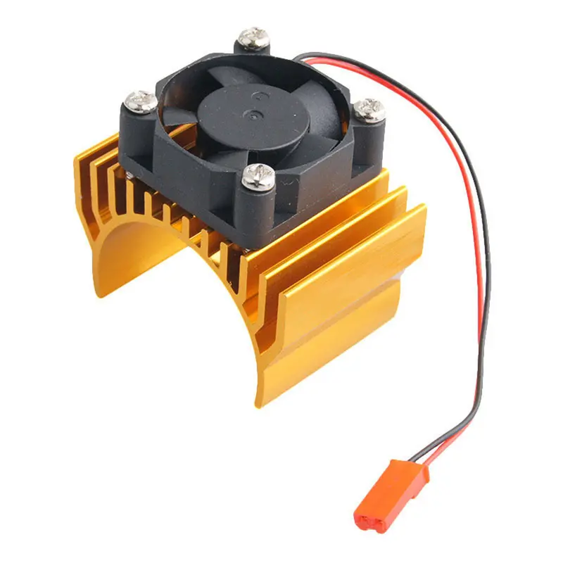 Rc Car Motor Radiator With Cooling Fan For 1/10 Hsp Rc Car 540 550 3650 Motor 1