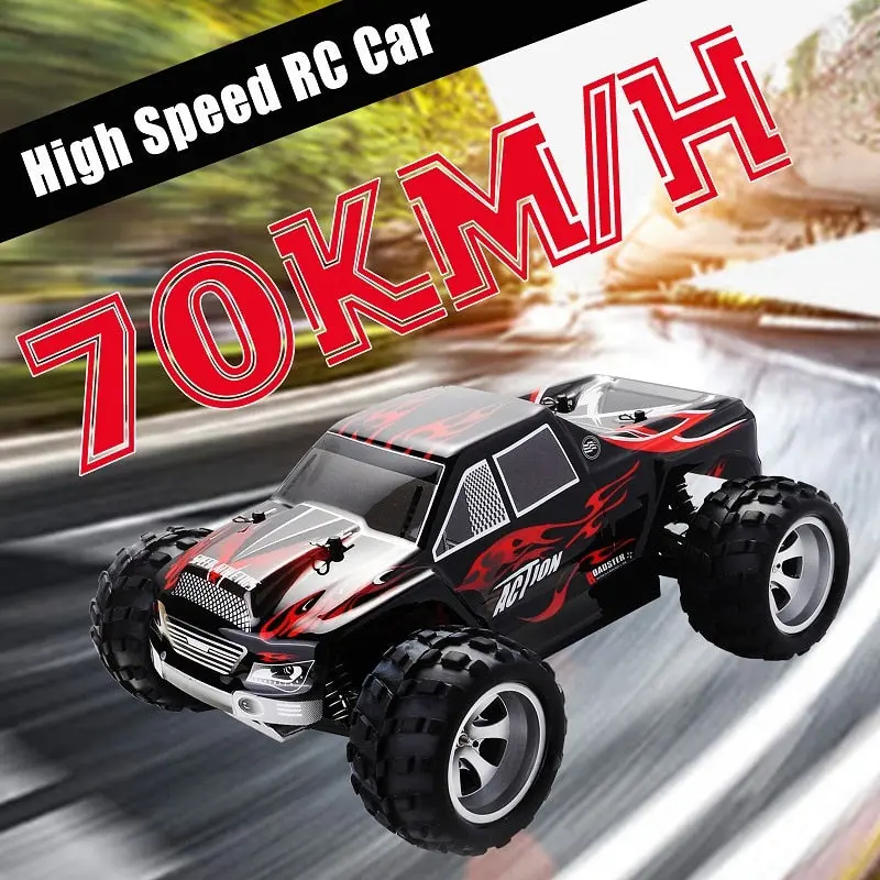 Rc Car Wltoys A979 1/18 4Wd Racing Car Remote Control Off Road Race Car 2.4Ghz Remote Radio-Controlled High Speed Truck Buggy 1