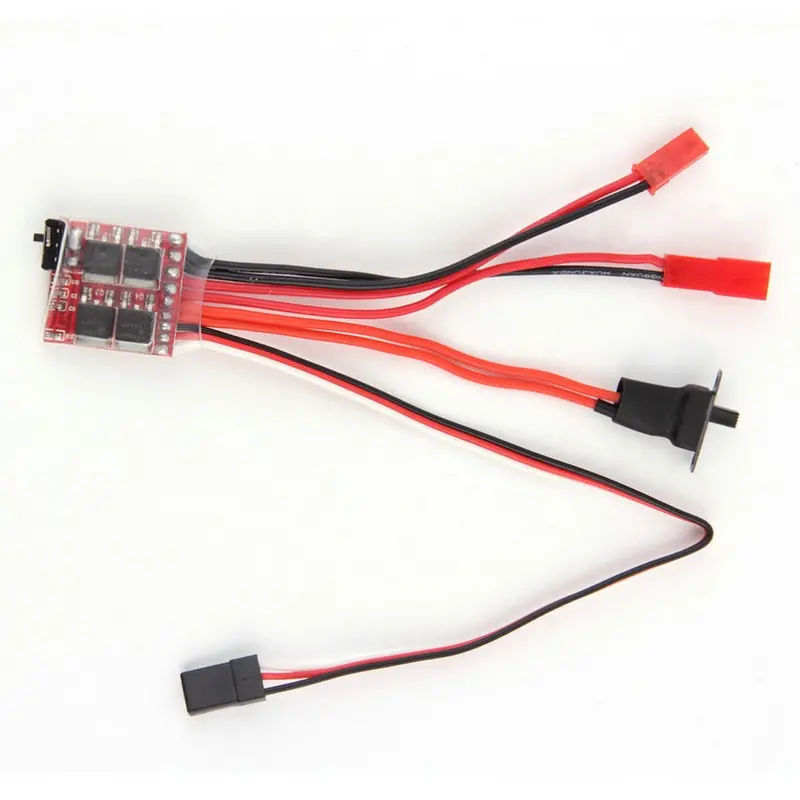 Rc Esc 20A Brush Motor Speed Controller W/ Brake For Rc Car Boat Tank New Sale 1