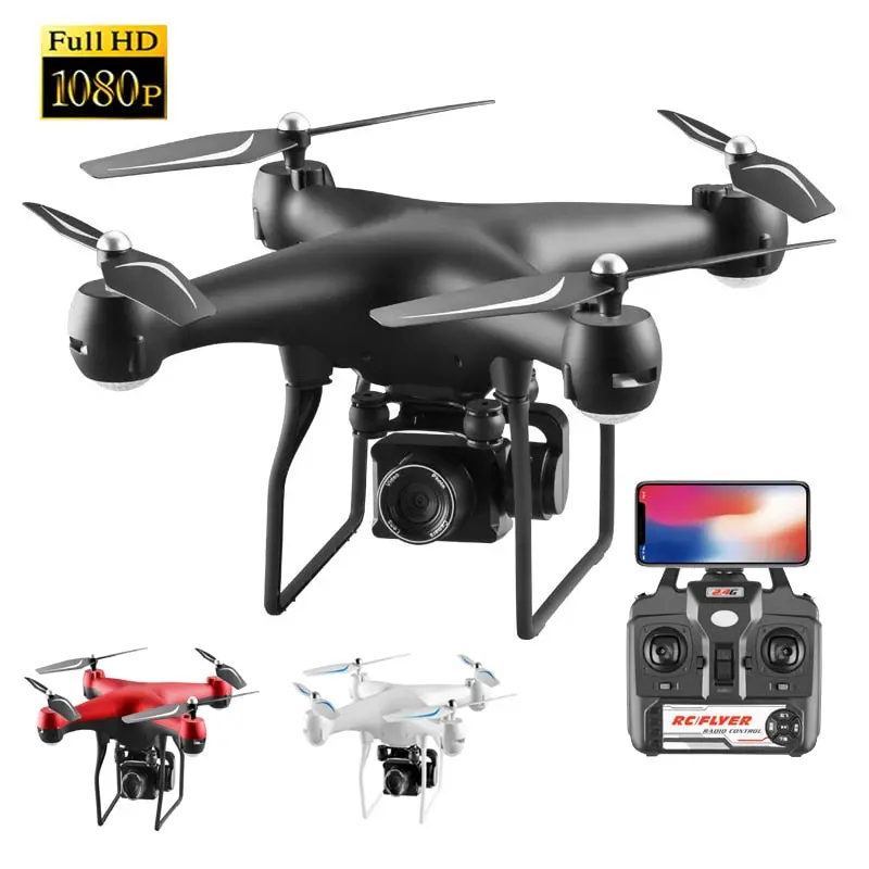 Rc Helicopter Foldable Drone Wifi Fpv With Esc Camera 4K Hd 1080P Rc Drone Four-Axis Aerial Remote Control Quadcopter Aircraft 1