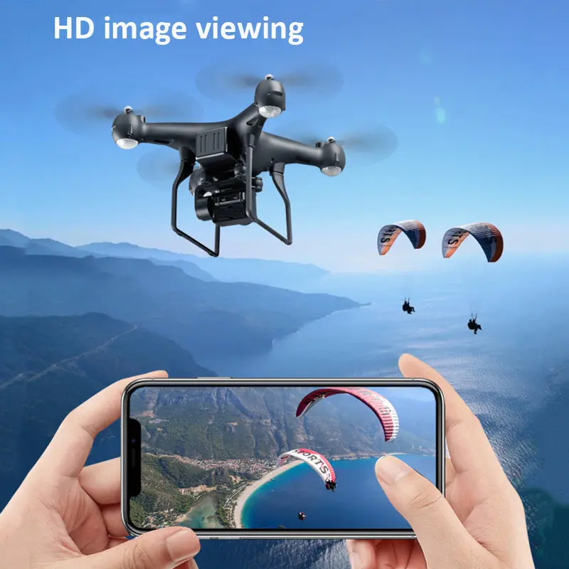 Rc Helicopter Foldable Drone Wifi Fpv With Esc Camera 4K Hd 1080P Rc Drone Four-Axis Aerial Remote Control Quadcopter Aircraft 4