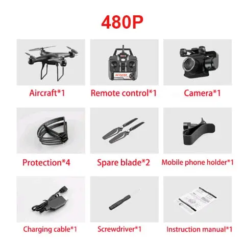 Rc Helicopter Foldable Drone Wifi Fpv With Esc Camera 4K Hd 1080P Rc Drone Four-Axis Aerial Remote Control Quadcopter Aircraft 7