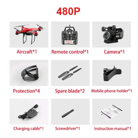 Rc Helicopter Foldable Drone Wifi Fpv With Esc Camera 4K Hd 1080P Rc Drone Four-Axis Aerial Remote Control Quadcopter Aircraft 9