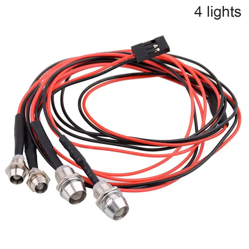 Rc Led Night Headlamps Headlights 3/5Mm Led Light For Model Drift Crawler Car Bm88 2