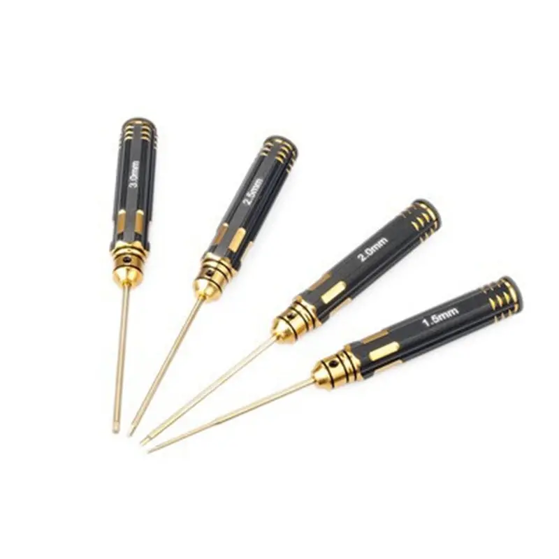 Rc Parts 4 Pcs 175Mm Hexagonal Screwdriver 1.5/2.0/2.5/3.0Mm Hss Titanium For Rc Drone 1