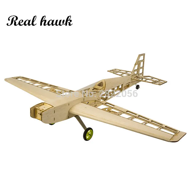Rc Plane Laser Cut Balsa Wood Airplanes Kit 1.5-2.5Cc Nitro Trainer Frame Without Cover Free Shipping Model Building Kit 1