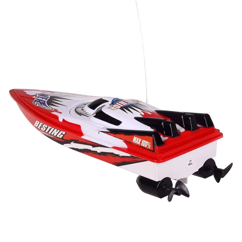 Rc Racing Boat Radio Remote Control Dual Motor Boat High-Speed Strong Power System Fluid Type Design Kids Outdoor Toy For Kids 1