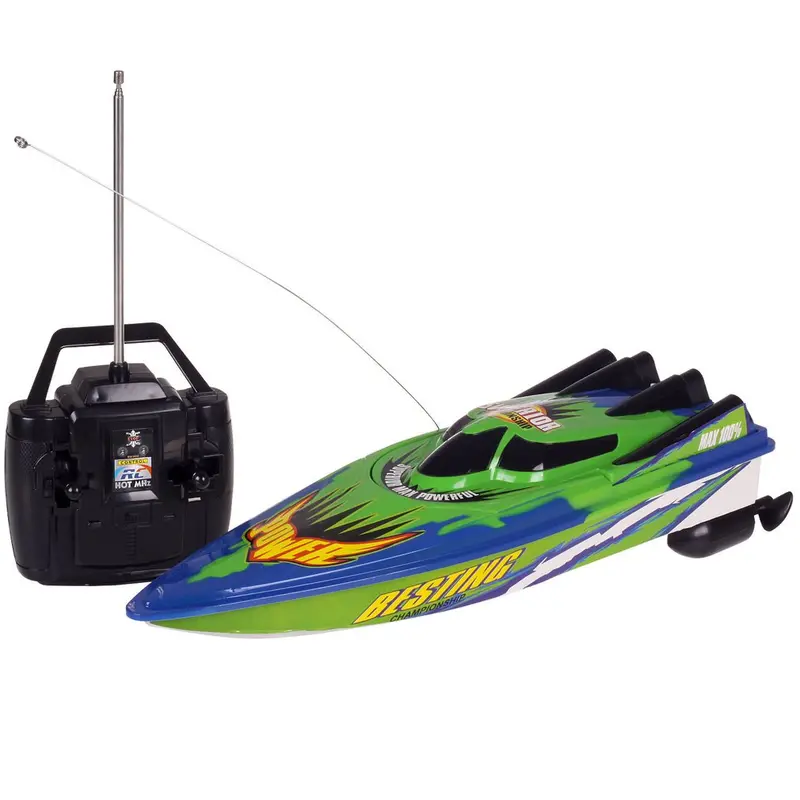 Rc Racing Boat Radio Remote Control Dual Motor Boat High-Speed Strong Power System Fluid Type Design Kids Outdoor Toy For Kids 1