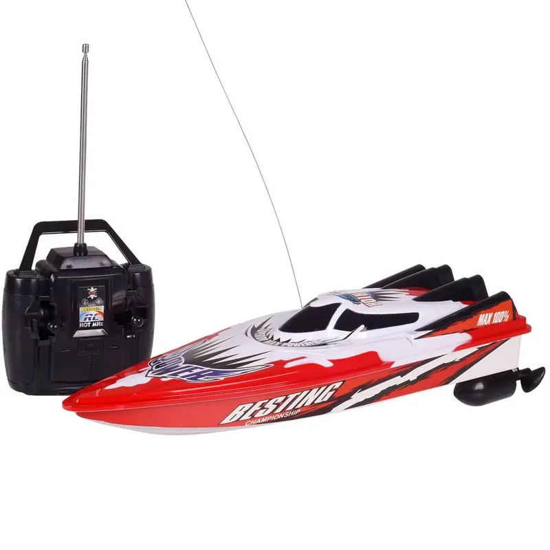 Rc Racing Boat Radio Remote Control Dual Motor Speed Boat High-Speed Strong Power System Fluid Type Design Kids Outdoor Toy 1