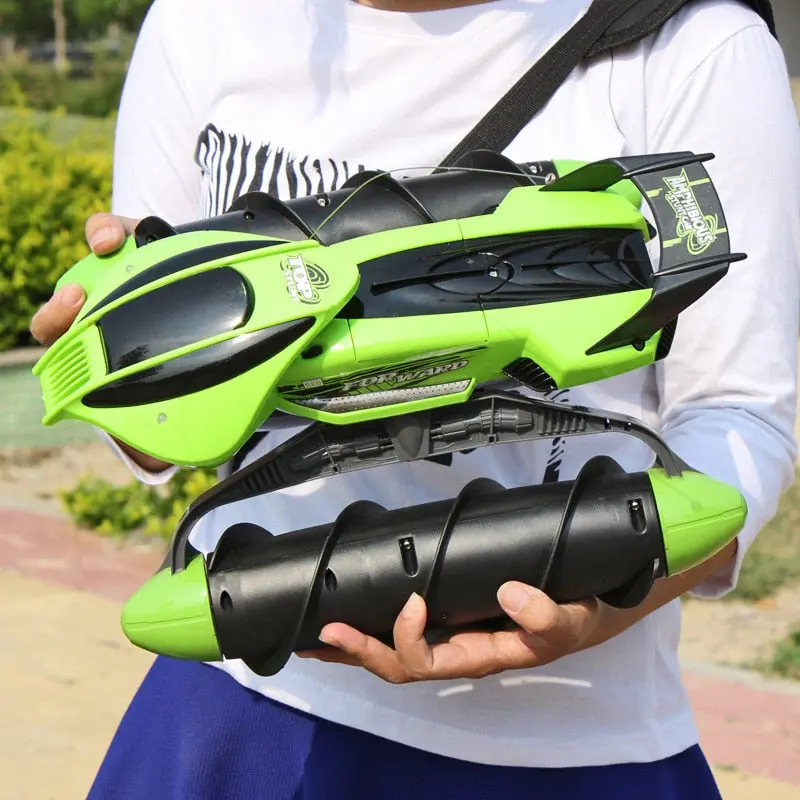 Rc Stunt Tank Nitro Remote Control Car Caminhao De Controle Remoto Driving Onwater And Land Amphibious Electric Toys Children 1