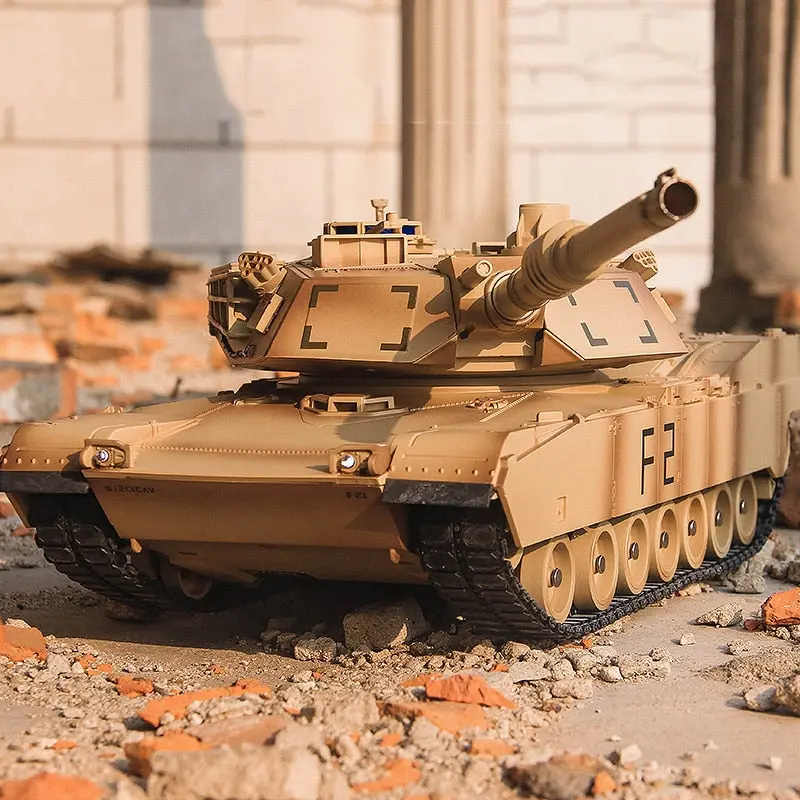 Rc Tank Infrared M1a2 Remote Control Tank 1/20 9Ch 27Mhz Electrically Driven Toys Rc Car Electronic Games Military Model For Boy 1