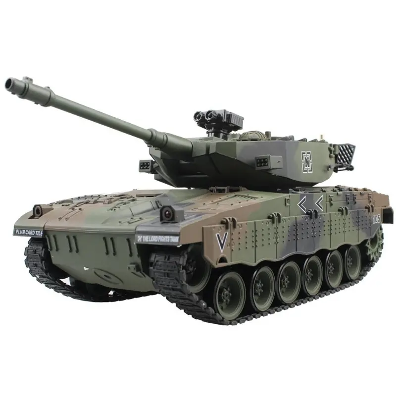 Rc Tank Israel Merkava Tactical Vehicle Main Battle Military Main Battle Tank Model Sound Recoil Electronic Hobby Toys Gifts 1