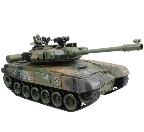 Rc Tank Main Battle Tank Russian T-90 15 Channel 1/20 Model With Sound And Shoot Bullet Recoil Effect Tank Model Electronic Toys 1