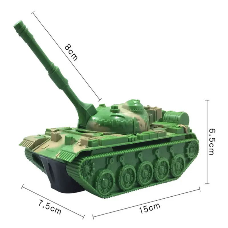 Rc Tank Remote Control Car Radio Control Tank Kit Rc Tracked Vehicle 1/16 1:16 Parts Rc Military Tanks Diy 2Wd Robot Car Boy Toy 1