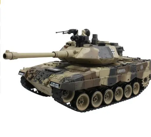 Rc Tank Tactical Vehicle Main Battle Military 15 Ch 1/20 Recoil Effect Tank With Shoot Bullets Model Electronic Hobby Toys 1