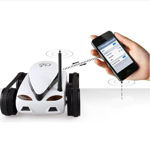 Rc Tank Wifi Crawler Radio Control Car Real-Time Camera Cars For Iphone Ipad Ipod App With 0.3Mp Camera Electronic Model Toys 2