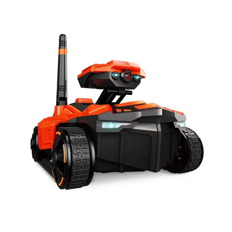 Rc Tank With Hd Camera Attop Yd-211 Wifi Fpv 0.3Mp Camera App Remote Control Tank Rc Toy Phone Controlled Robot Model Toy Gifts 1
