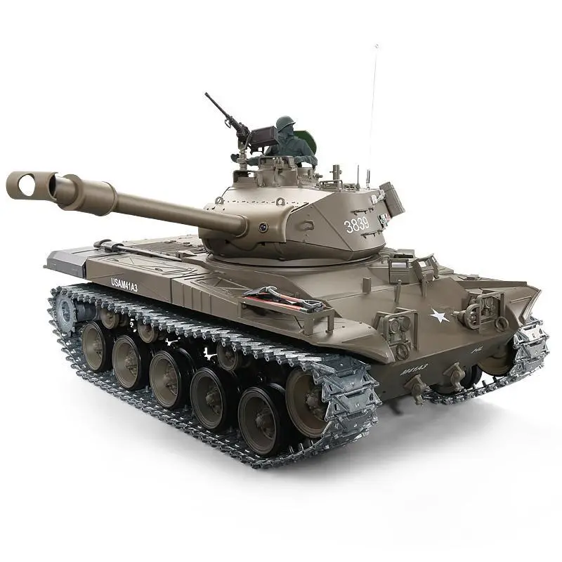 Rc Tanks 1 16 Us M41a3 Walker Bulldog Light Tank 2.4G 3839-1 1/16 Rc Remote Control Battle Tank 1